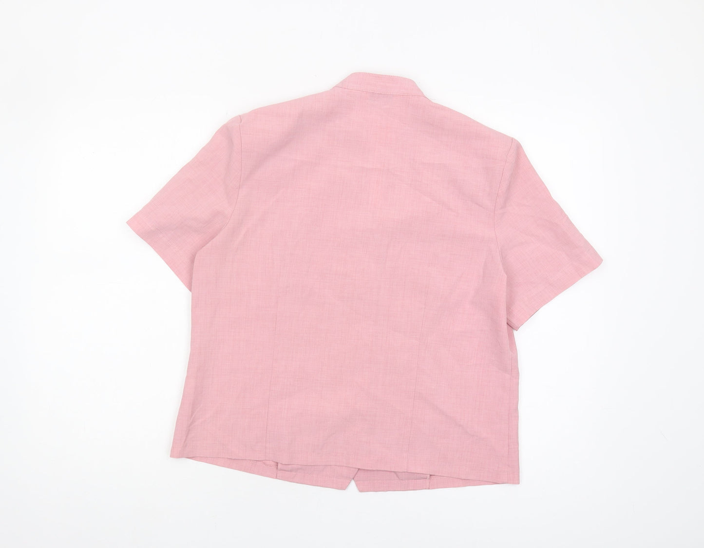 Honor Millburn Women's Pink Embroidered Blouse Size 12