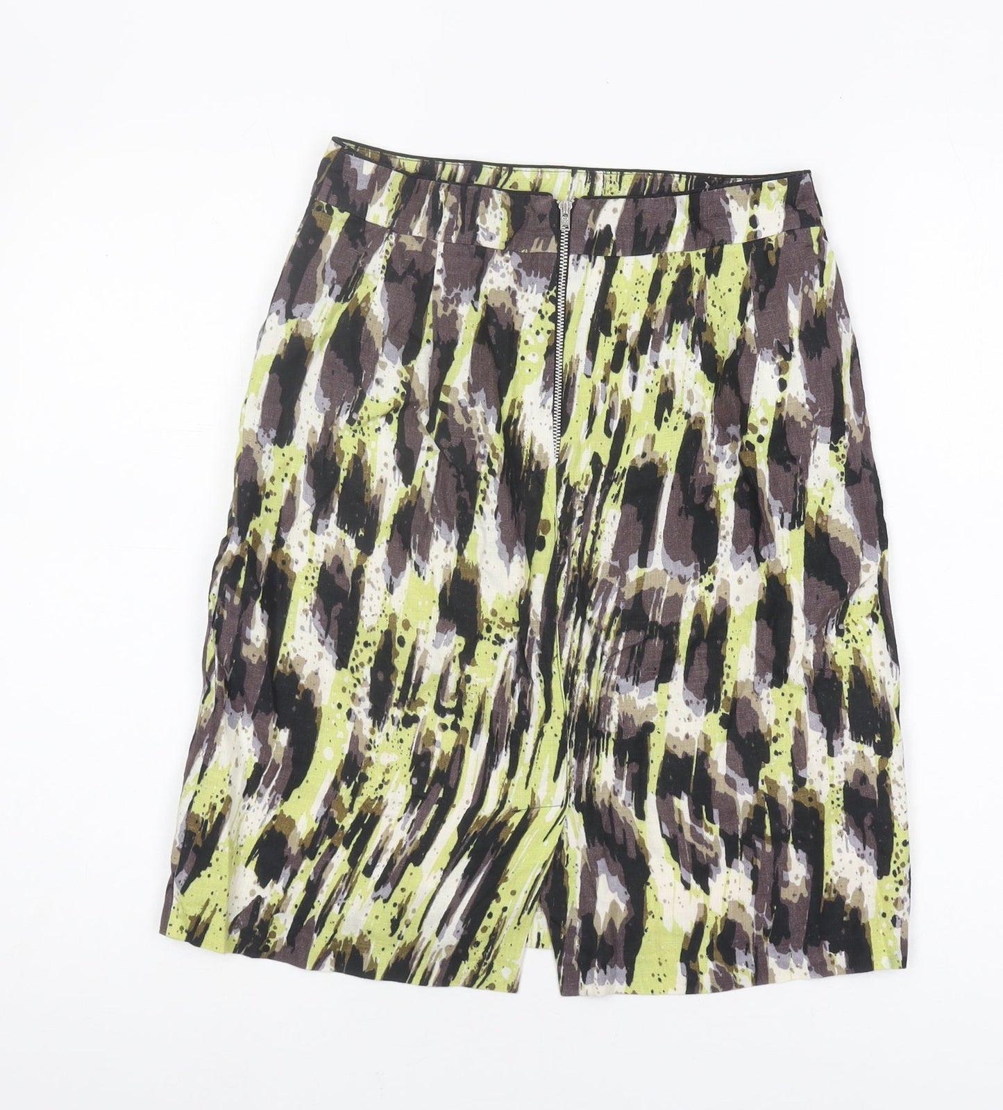 Marks and Spencer Women's Multicoloured Animal Print Skirt, Size 12