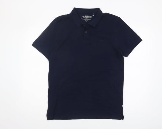 Jack & Jones Men’s Blue Polo Shirt Size L