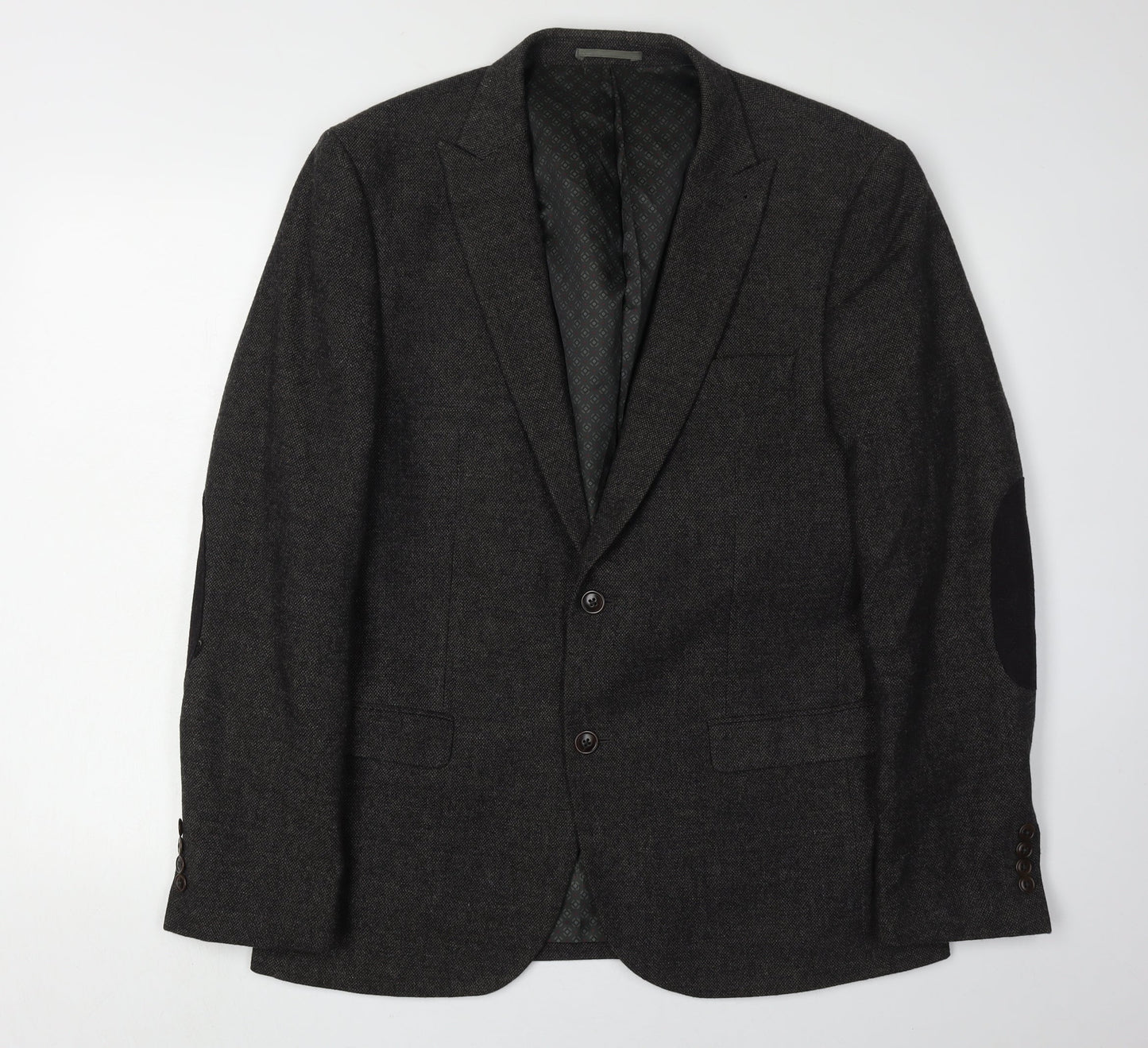 Next Men's Black Blazer Jacket, Size 42, Formal Wear