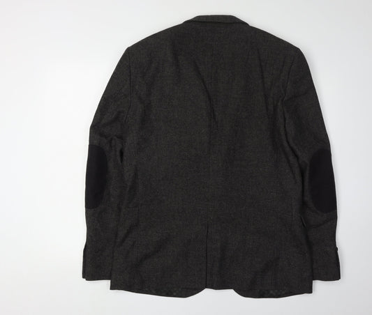 Next Men's Black Blazer Jacket, Size 42, Formal Wear