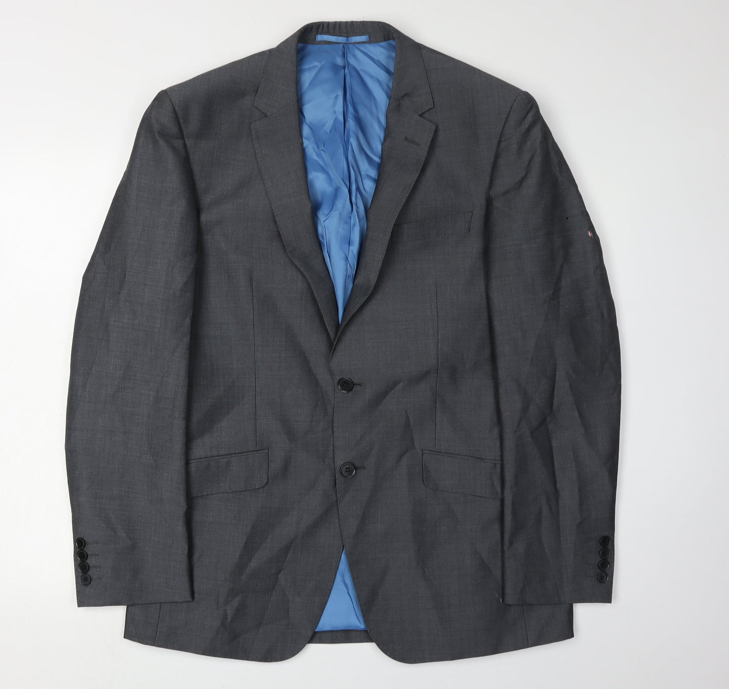 Marks and Spencer Men's Grey Regular Blazer Jacket 40R