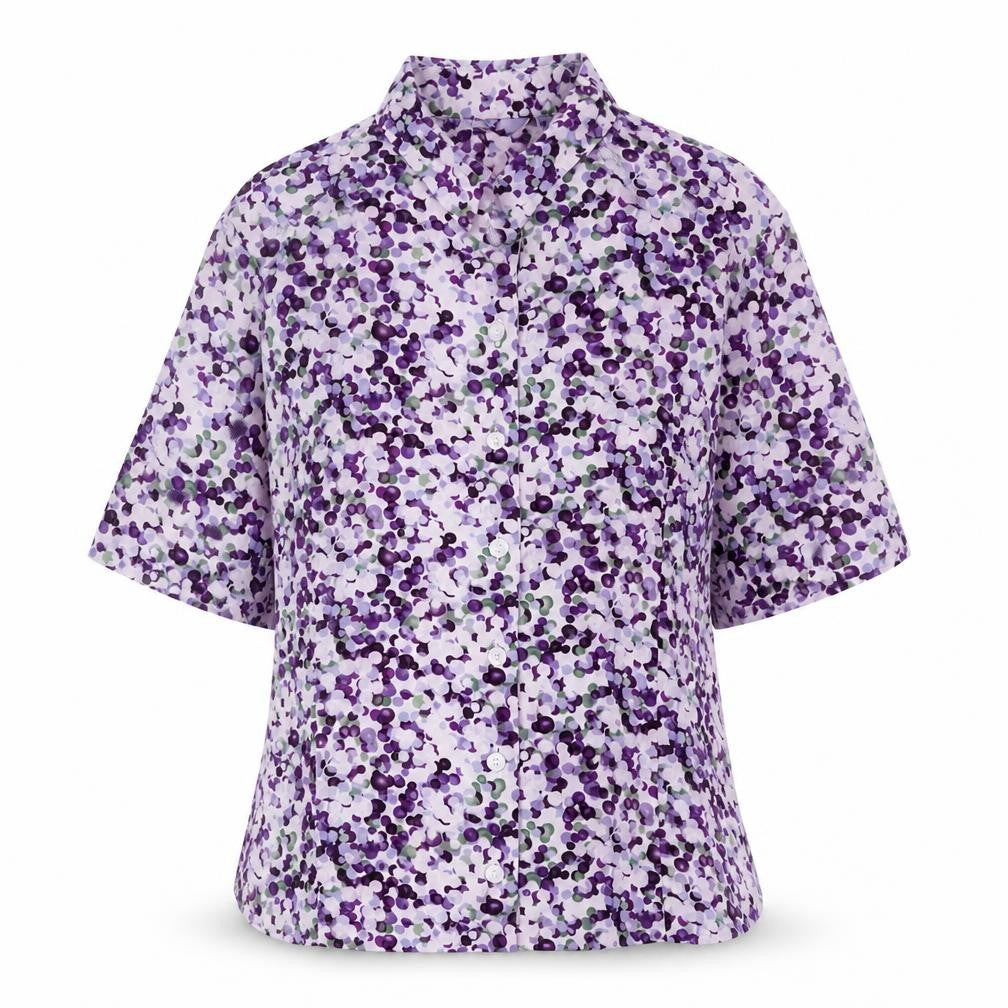 Front view of Honor Millburn Women's Multicoloured Button-Up Shirt