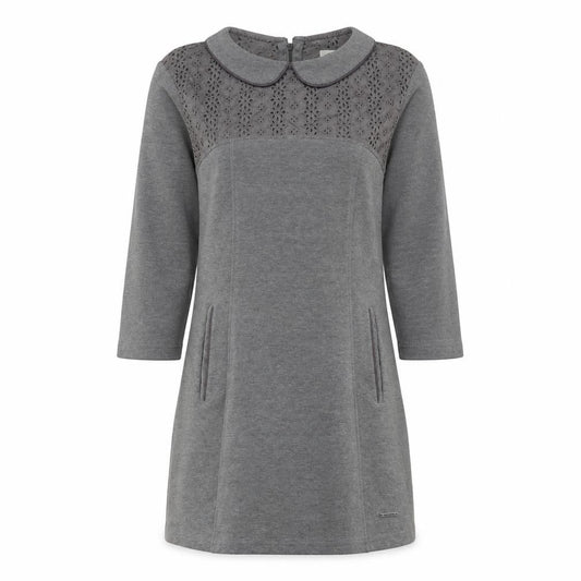 Superdry Women's Grey Medium Collared Dress