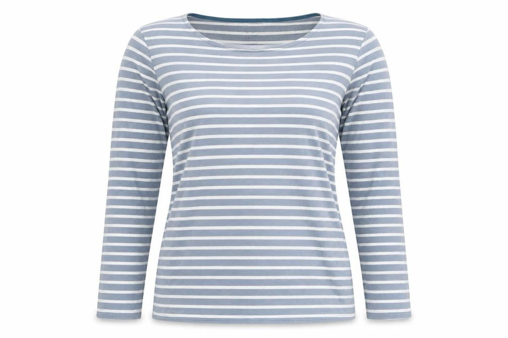 Womens UK Size 12 Boden Blue 100% Cotton T-Shirt