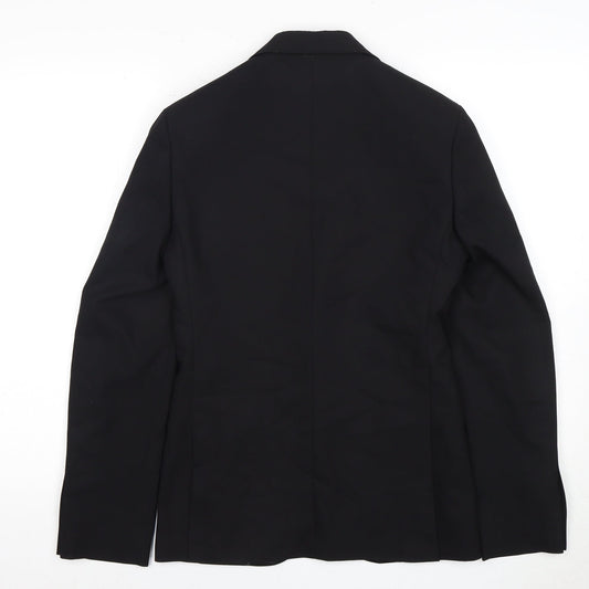 Moss London Men's Black Tuxedo Blazer Size 32 Regular Fit