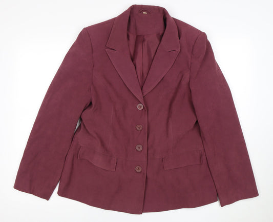 Style by EWM Women’s Purple Blazer Size 16