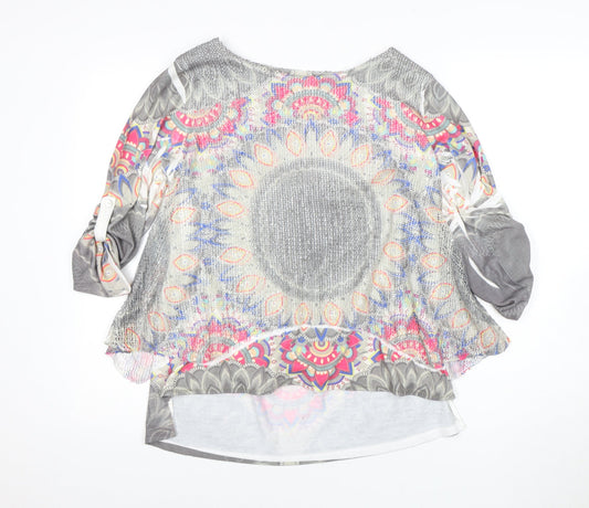 Apricot Women's Multicoloured S/M Blouse Geometric Design