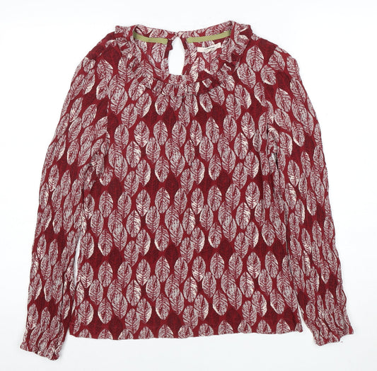 White Stuff Women's Multicoloured Blouse Size 10