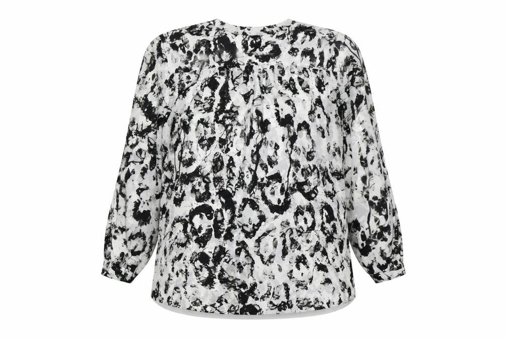Front view of Roman Women's Multicoloured Animal Print Blouse, size 14