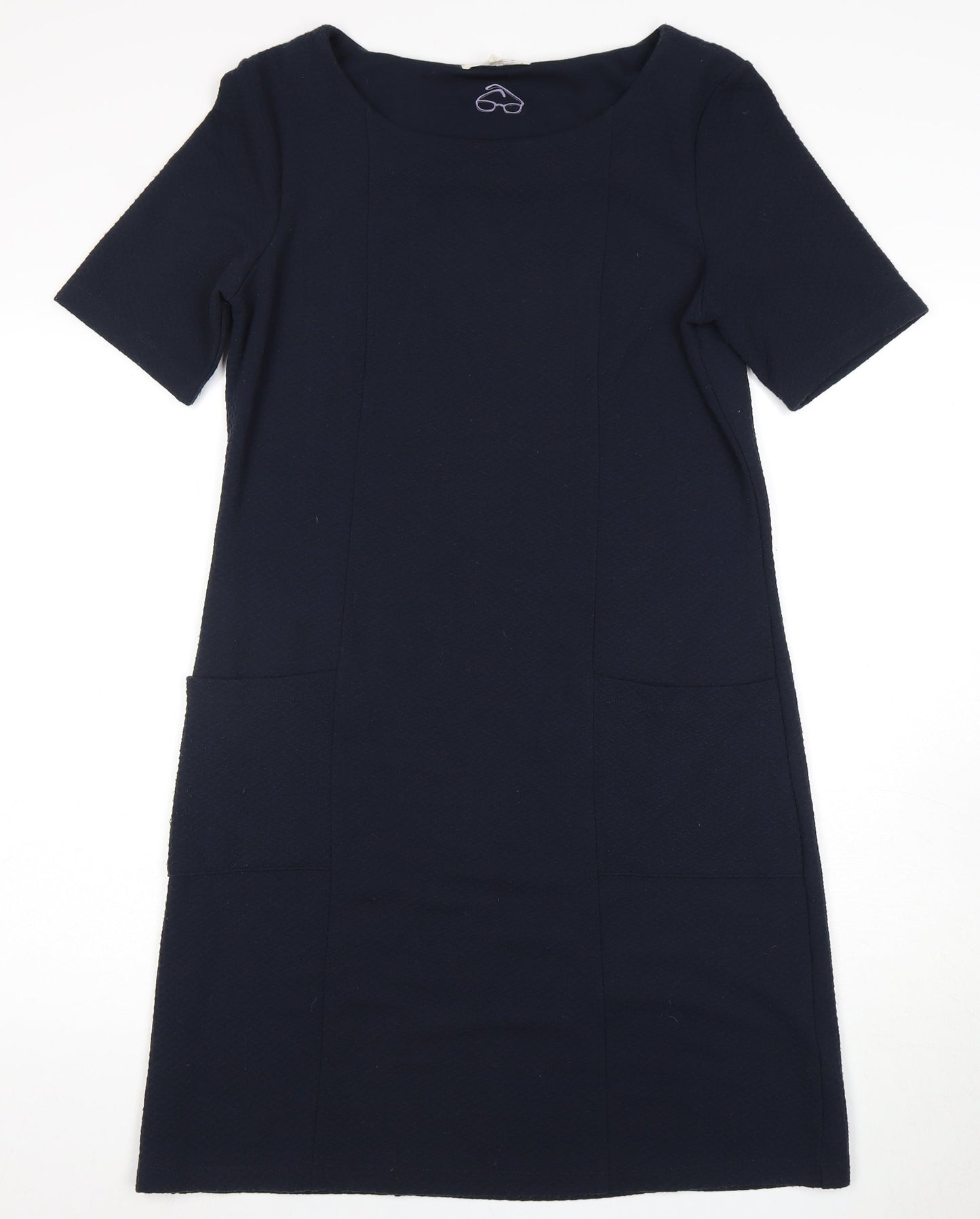 White Stuff Women's Blue Dress Size 12, Comfortable Knit