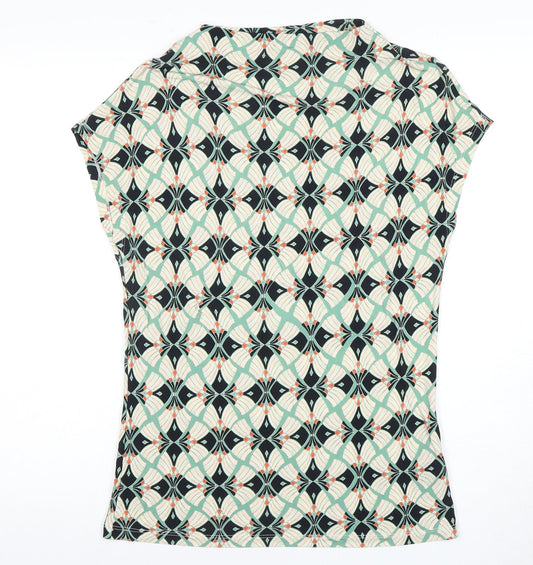 Reiss Women's Geometric Multicoloured T-Shirt S