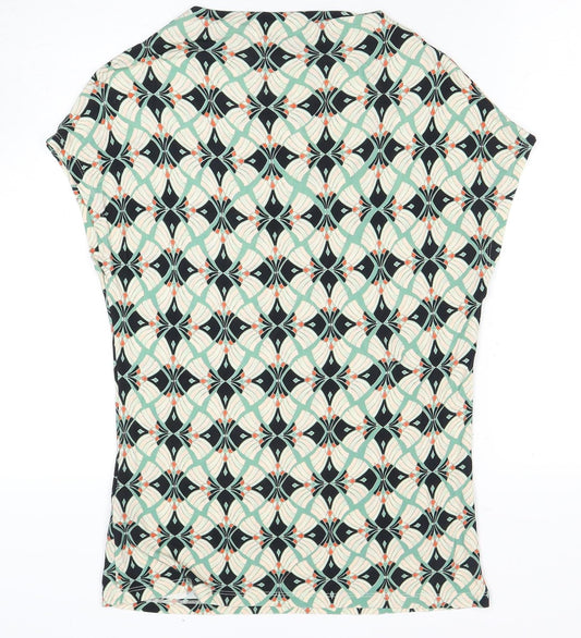 Reiss Women's Geometric Multicoloured T-Shirt S