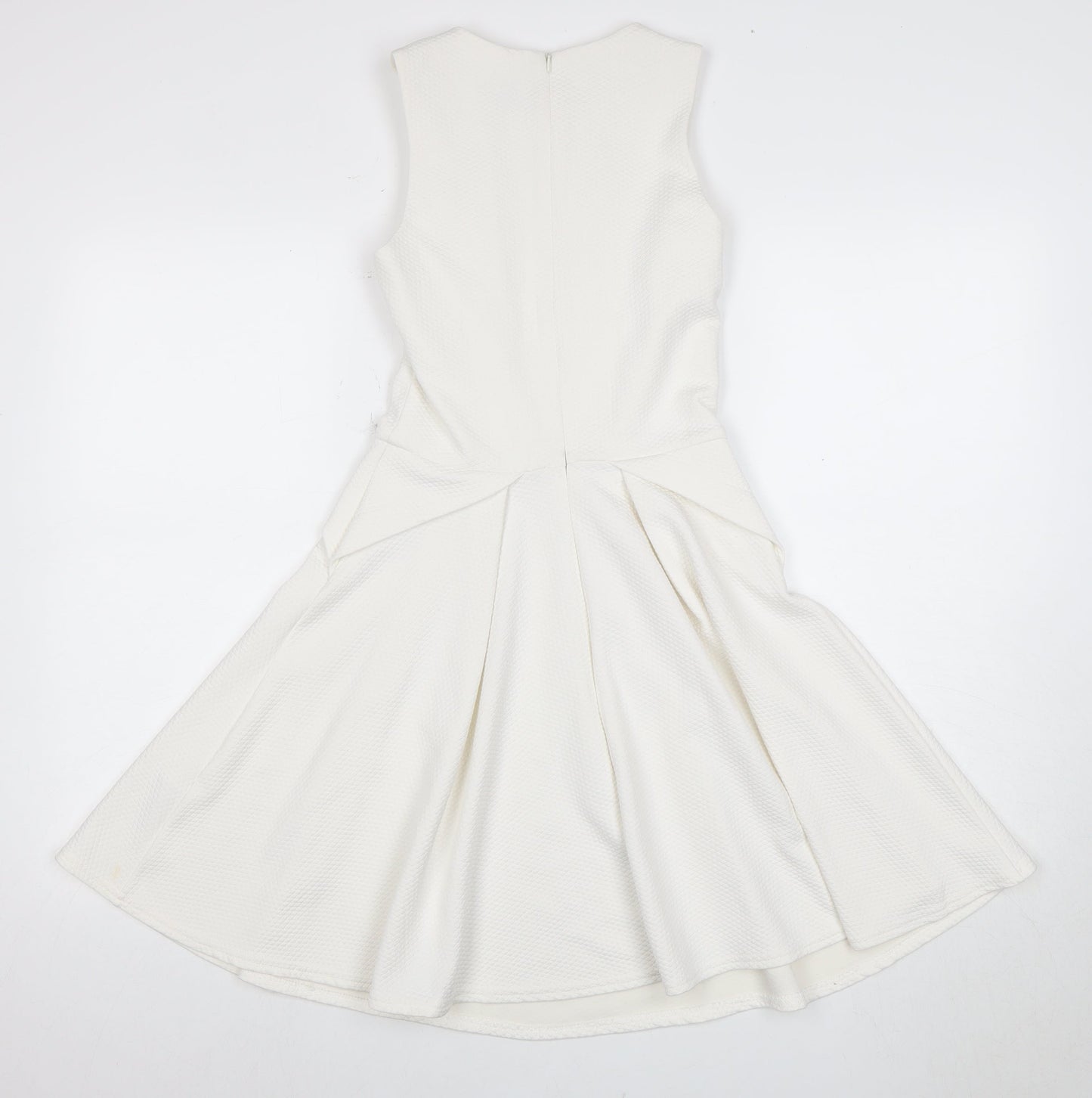 ASOS Women's Ivory Sleeveless Dress Size 8