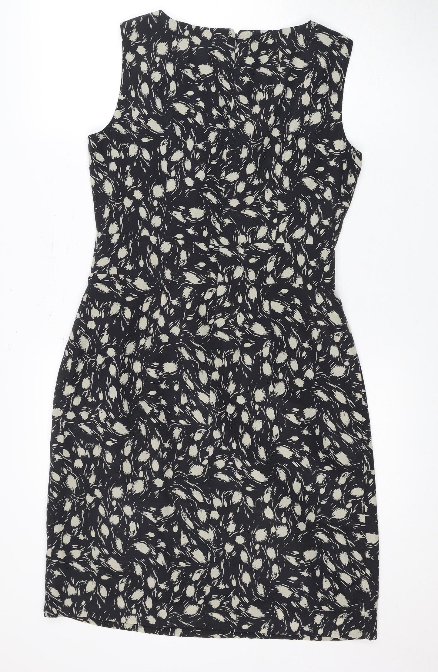 Kew Women's Black Silk Sheath Dress Size 10