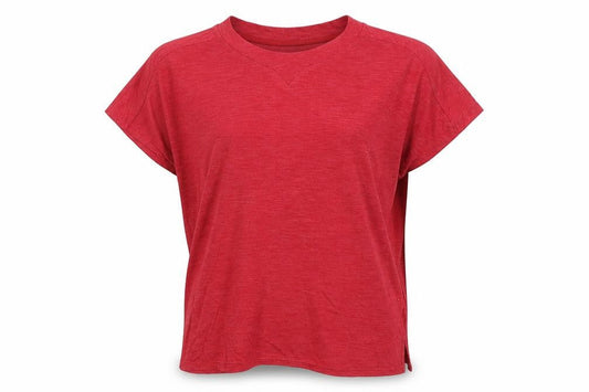 Adidas Women's Red T-Shirt S - Gym & Training Activewear