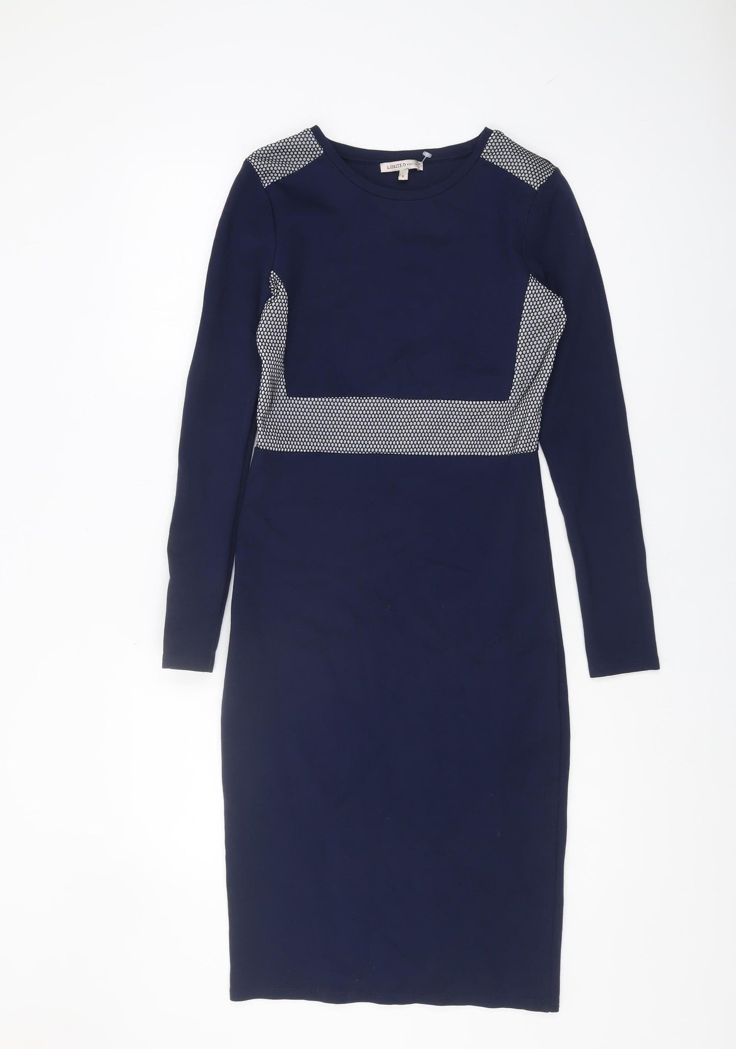 Marks and Spencer Women's Blue Sheath Dress Size 8
