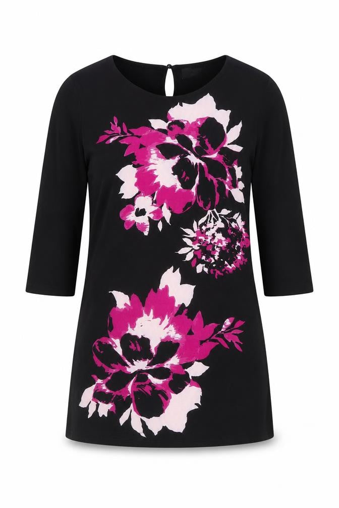 Womens UK Size L Klass Black Polyester Blend Blouse