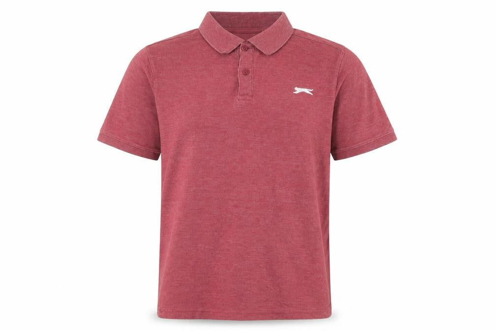 Slazenger Men's Red Polo Shirt M Casual Logo