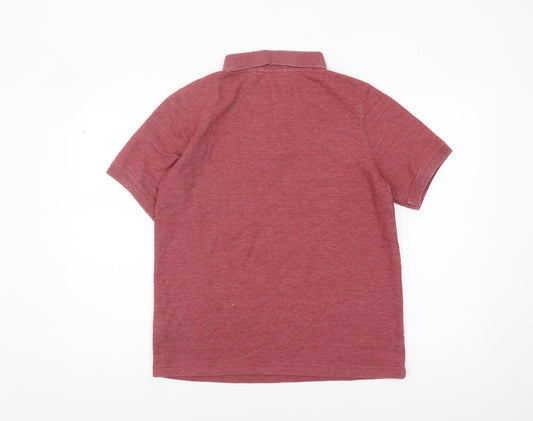Slazenger Men's Red Polo Shirt M Casual Logo