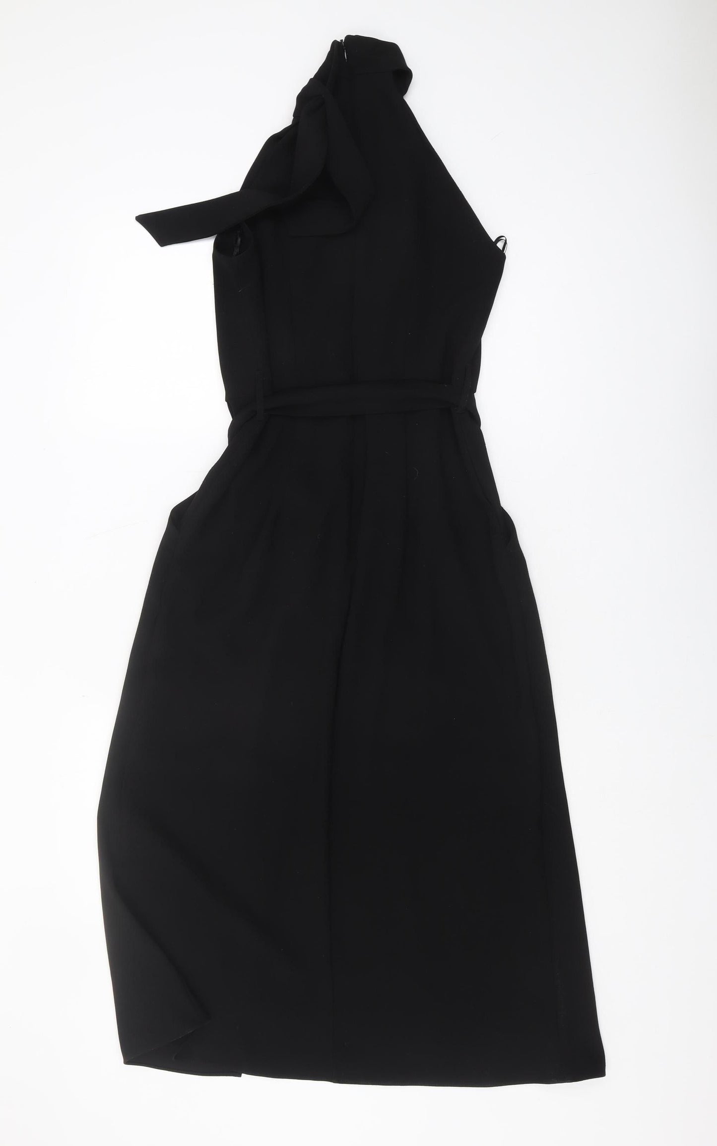 River Island Black Halter Dress, Women Size 8, Party Wear
