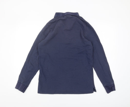 Heritage Black Label Men's Blue M Long Sleeve Polo