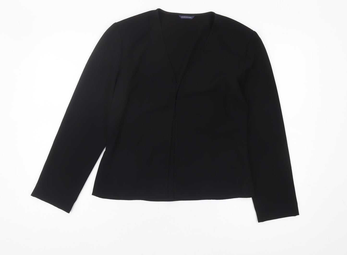 Debenhams Women's Black V-Neck Long Sleeve Top