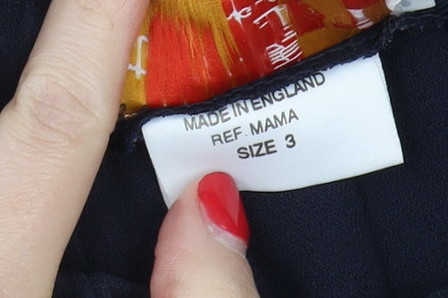 Stephen Women's Blue Pleated Midi Skirt Vintage