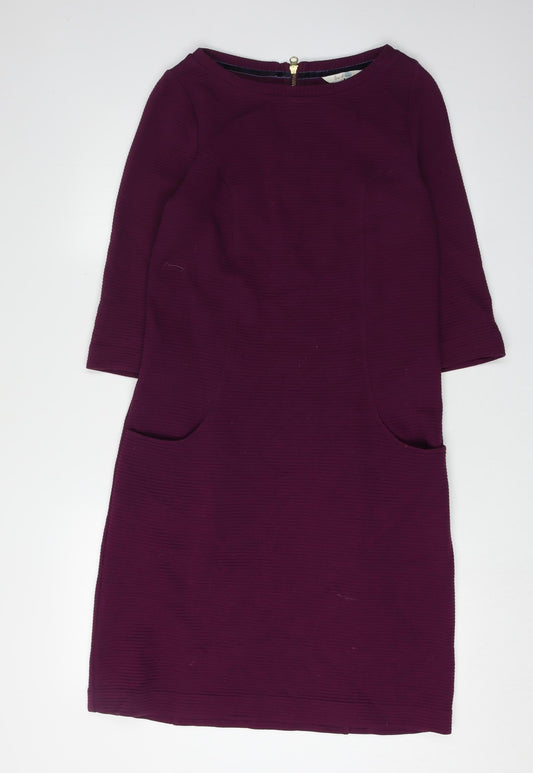 Boden Women's Purple Shift Dress Size 10