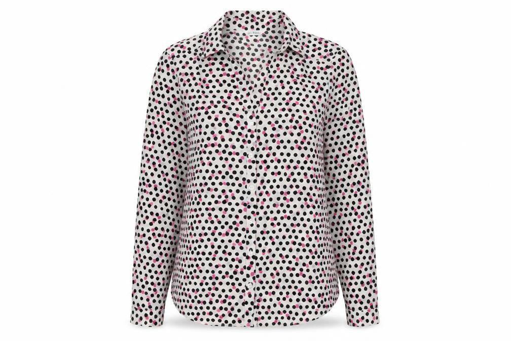 Marks and Spencer Women's Polka Dot Button-Up Shirt
