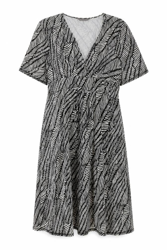 Marks and Spencer Women's Multicoloured V-Neck Dress