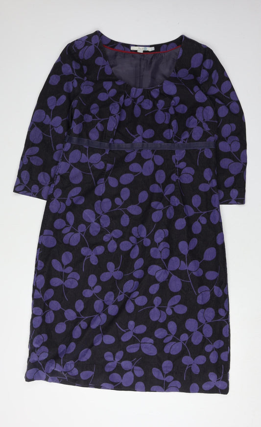 Boden Women's Multicoloured Floral Dress Size 10