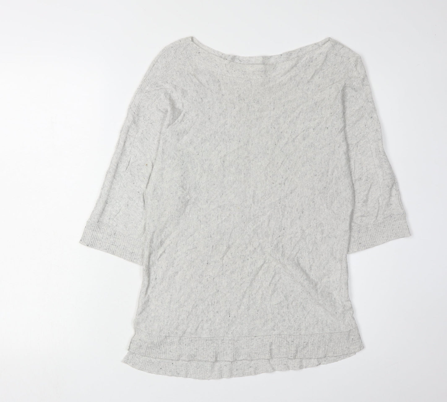 Monsoon Women's Grey Knit Pullover Jumper Size S