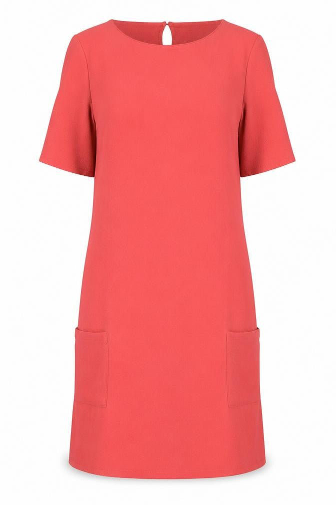 New Look Pink Women's Shift Dress - Size 10