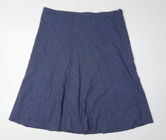 Cotswold Collection Women's Blue A-Line Skirt Regular 18