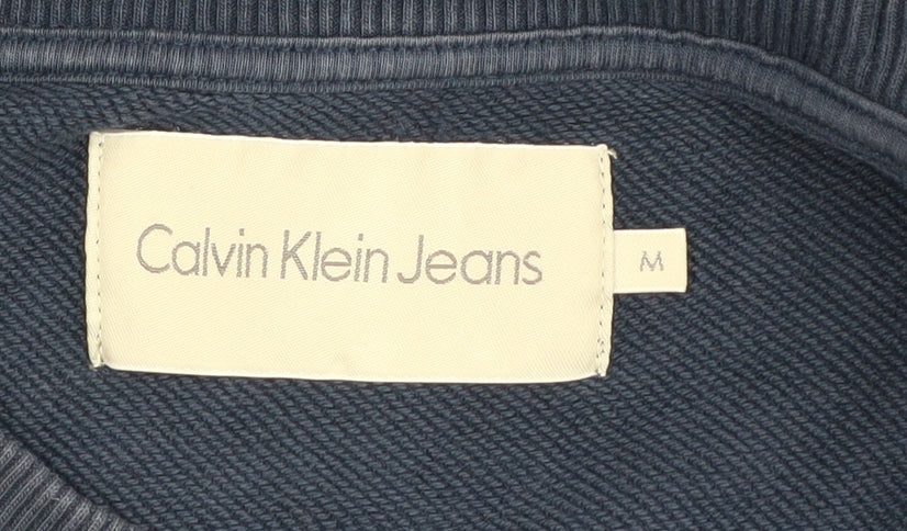 Calvin Klein Jeans Men's Blue Pullover Sweatshirt M