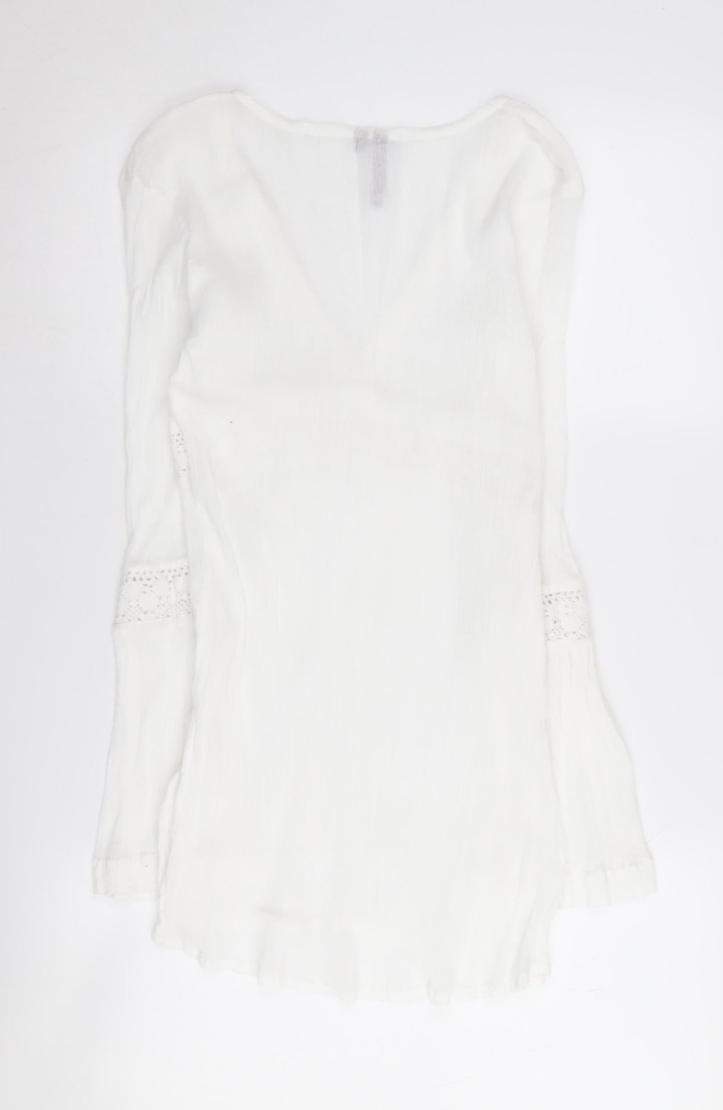 Sweaty Betty White Women's Tunic Blouse Medium