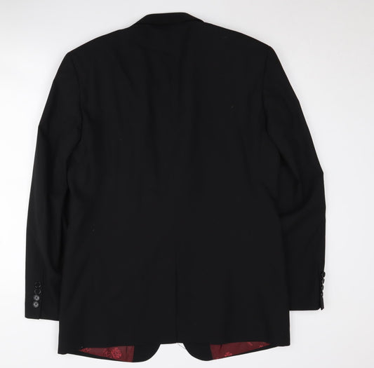 Skopes Men's Black Wool Blazer 40R - Formal Jacket