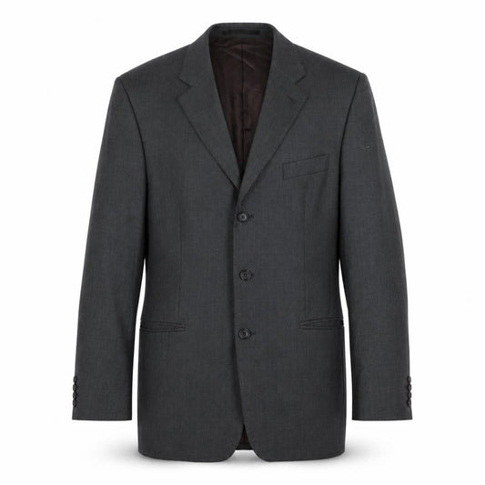 Mens 42 Chest Regular Austin Reed Grey Three-Button Blazer
