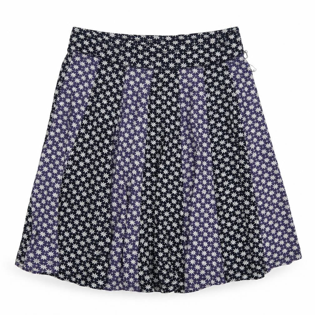 FatFace Women's Blue Floral Chambray Skirt Size 8
