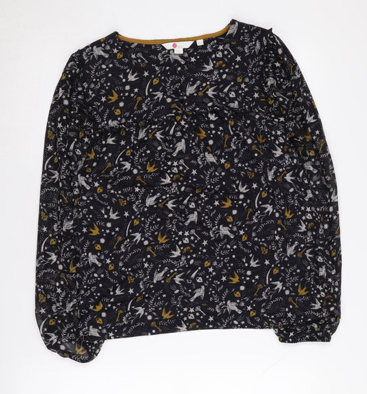 Boden Women's Multicoloured Floral Top Size 12