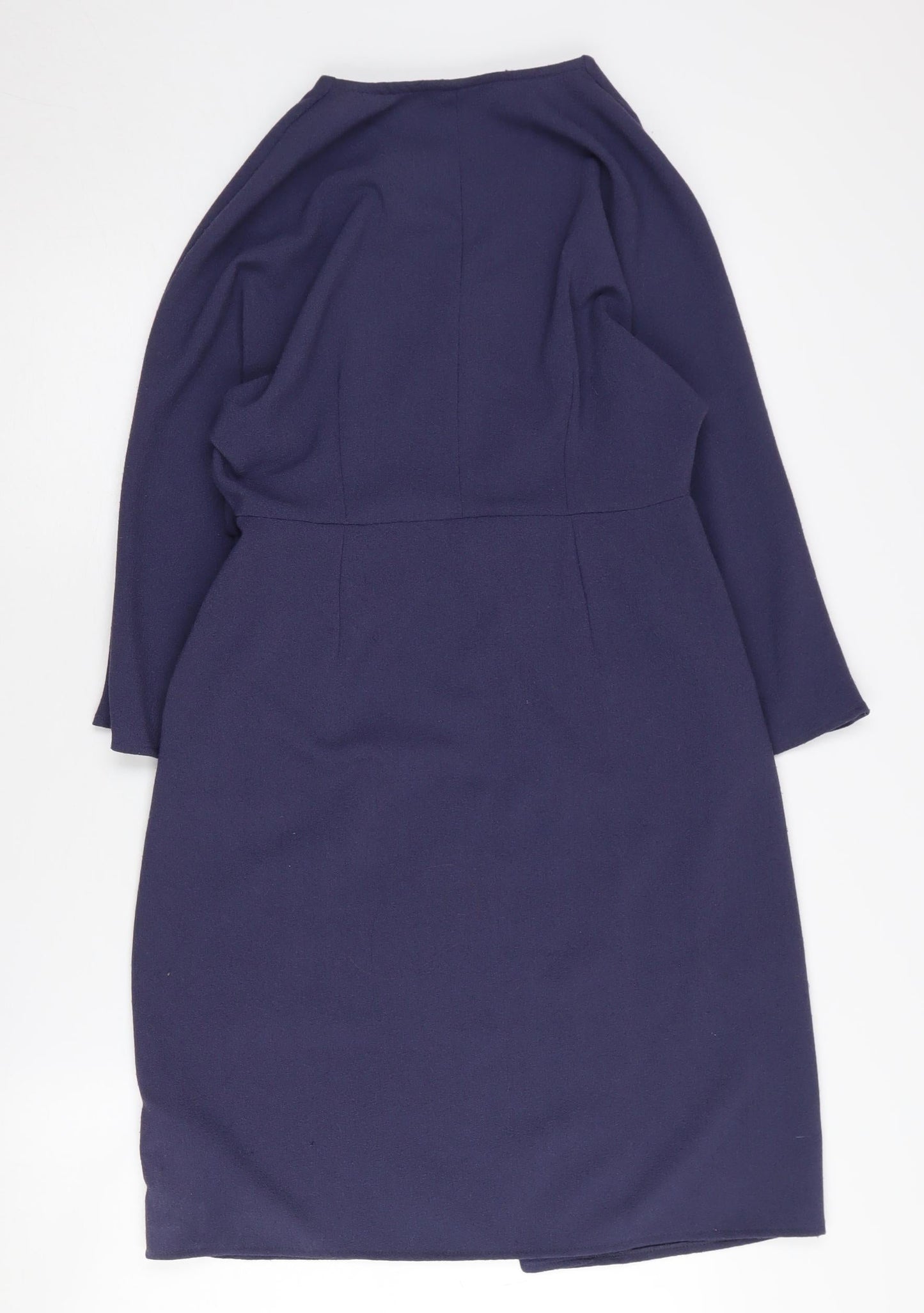 Topshop Petite Purple Wrap Dress - Size 10