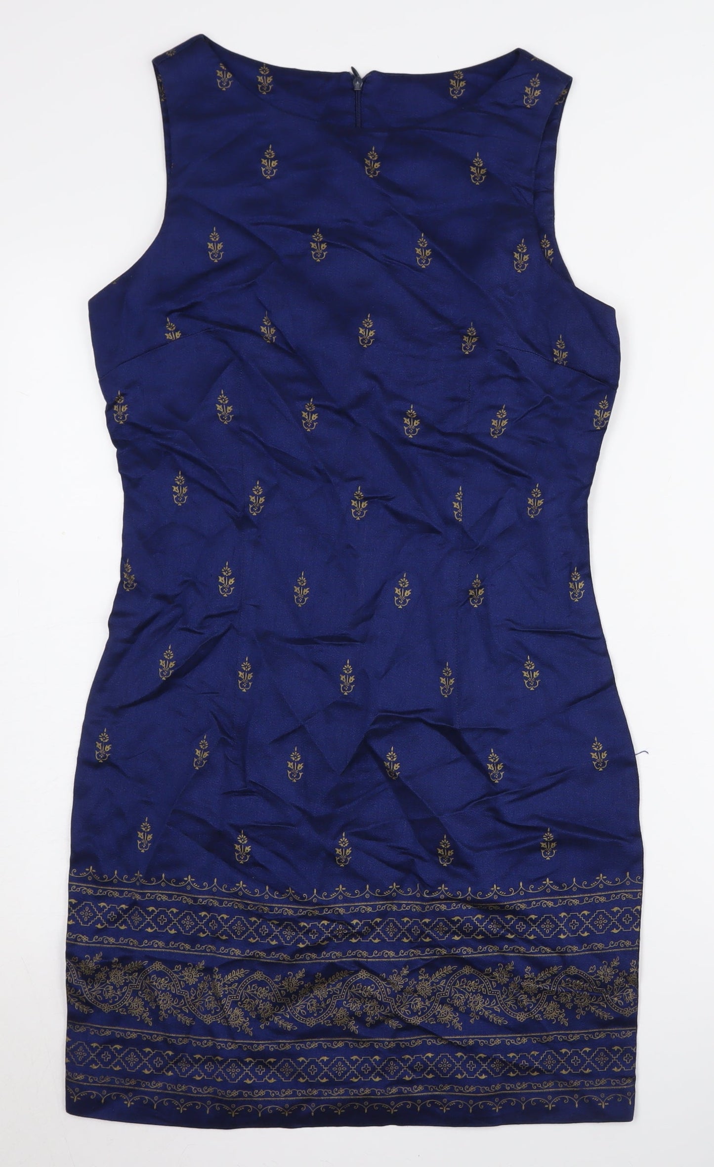 S.L. Fashions Women’s Blue Sleeveless Dress Size 10