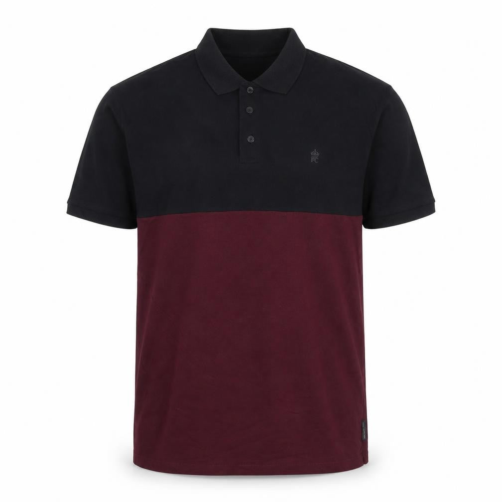 French Connection Men's XL Colourblock Polo Shirt