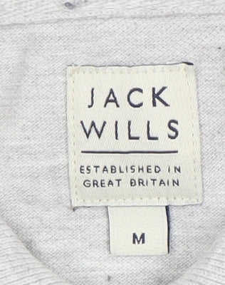 Jack Wills Grey Polo Shirt Men’s M Grey Casual Wear