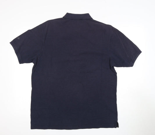 Pringle Men's Blue Polo Shirt, Size S, Short Sleeve