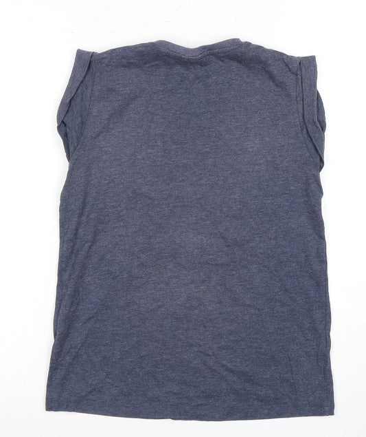 Marvel Comics Unisex Blue Graphic T-Shirt, Size 8