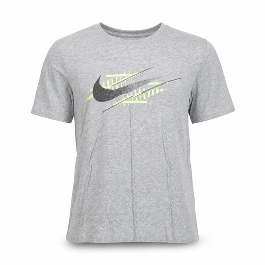 Nike Boys Grey S Athletic T-Shirt with Logo