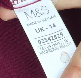 Marks and Spencer Women's Red Polka Dot Cardigan Size 14