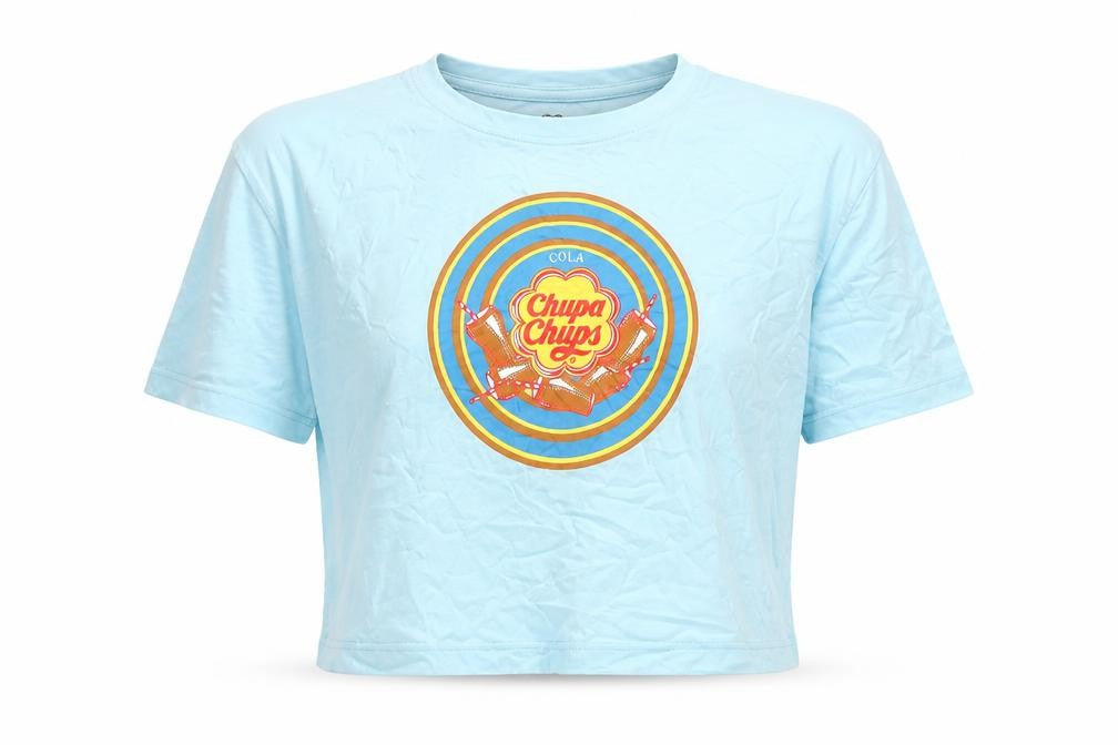 Chupa Womens Chups Blue Retro T-Shirt Size S
